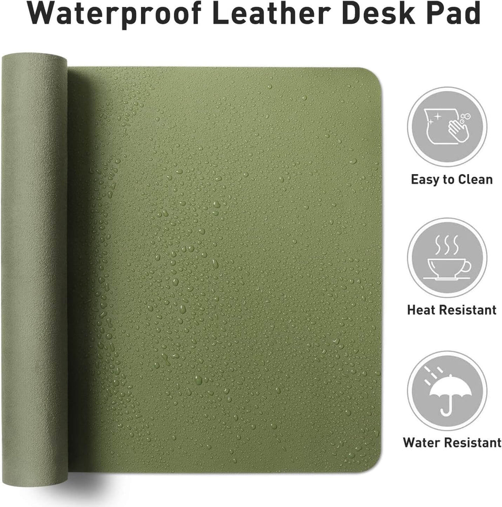Double-Sided PU Leather Desk Mat